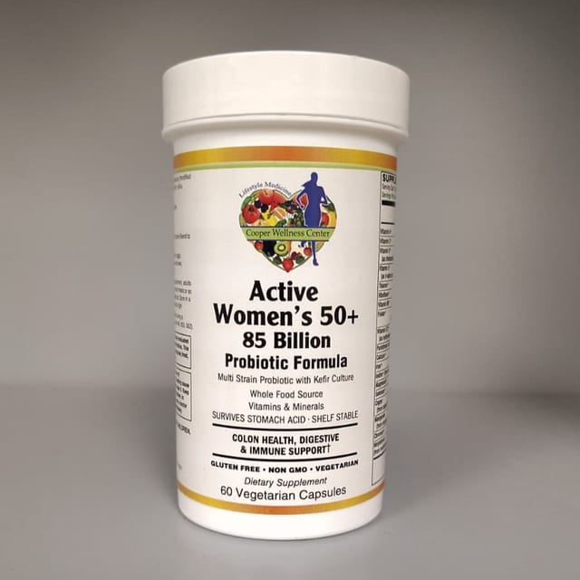 Active Women's 50+85 Billion Probiotic Formula (60 Vegeterian Capsules)..