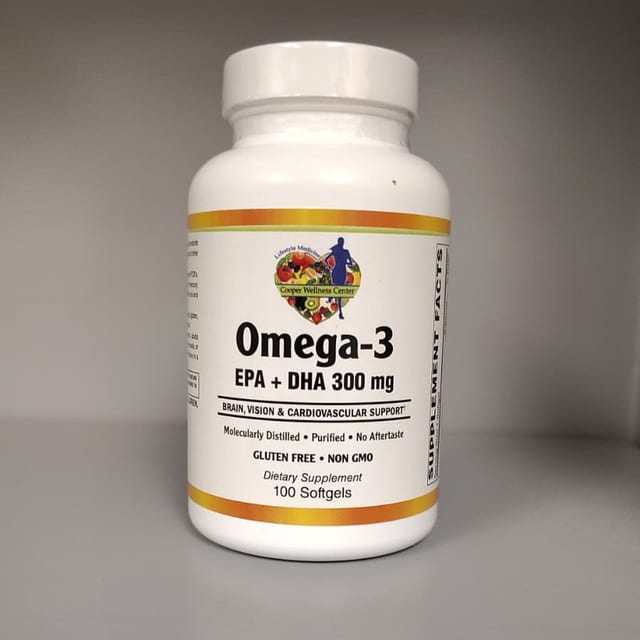 Omega 3 EPA + DHA 300mg, 100 SGEL.
