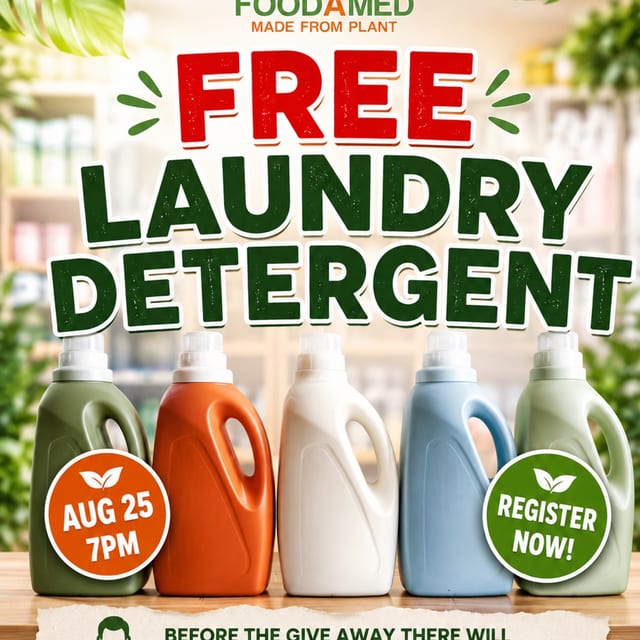 🩺 Free Health Talk + Free Laundry Detergent Giveaway! 🧺