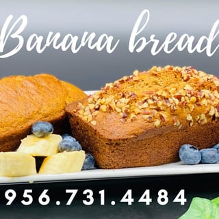 Mini Banana Bread w/Walnuts