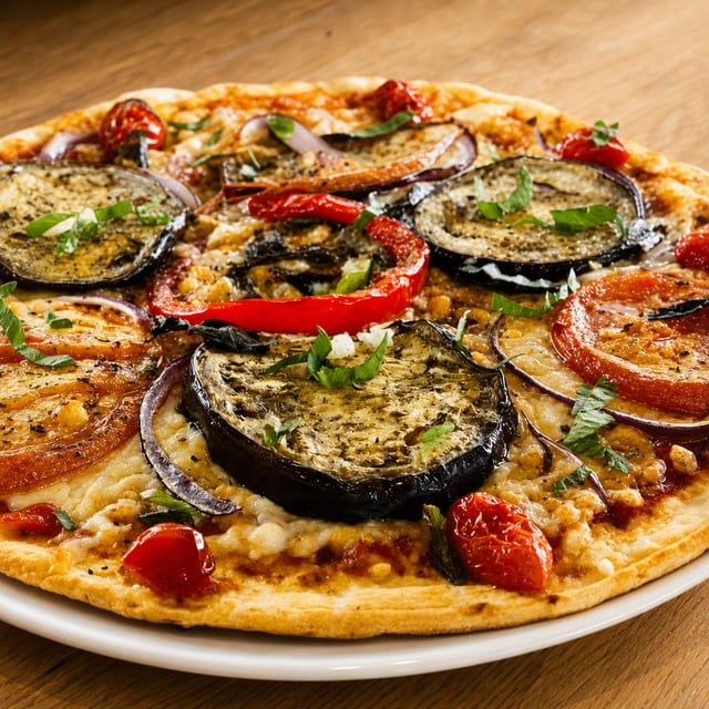 Gluten Free Mediterranean Pizza, (10").
