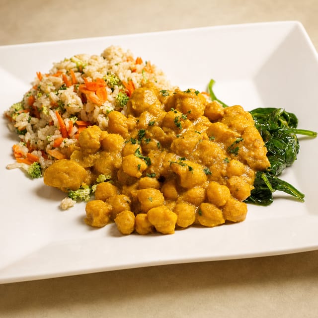 Coconut Chickpea Curry.