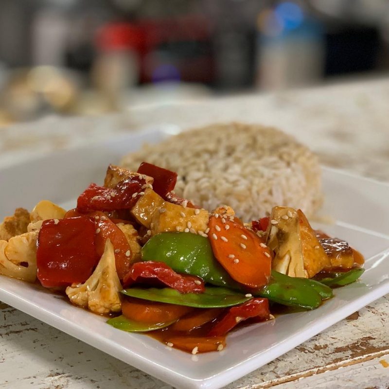 SWEET AND SOUR TOFU